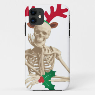 Capa Para iPhone 11 esqueleto pesadelo natal