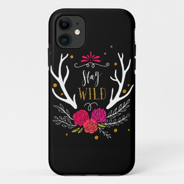 Capa Para iPhone 11 Estada selvagem (Verso)