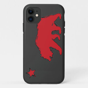Capa Para iPhone 11 Estado da Califórnia, pavilhão da cinza vermelha,