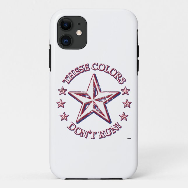 Capa Para iPhone 11 Estas cores não correm! Estrela (Verso)