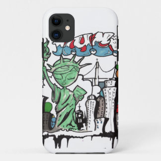 Capa Para iPhone 11 Estátua da liberdade dos grafites