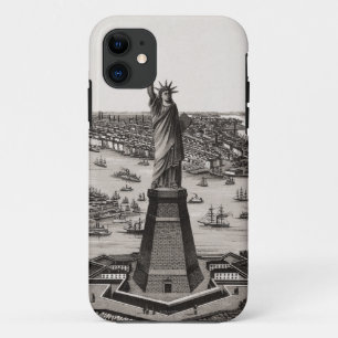 Capa Para iPhone 11 Estátua da liberdade no porto de New York