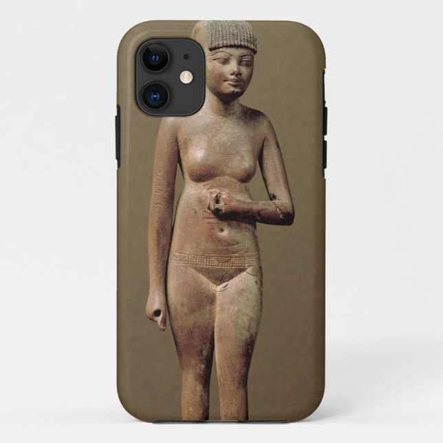 Capa Para iPhone 11 Estátua de uma jovem serva (madeira) (Verso)