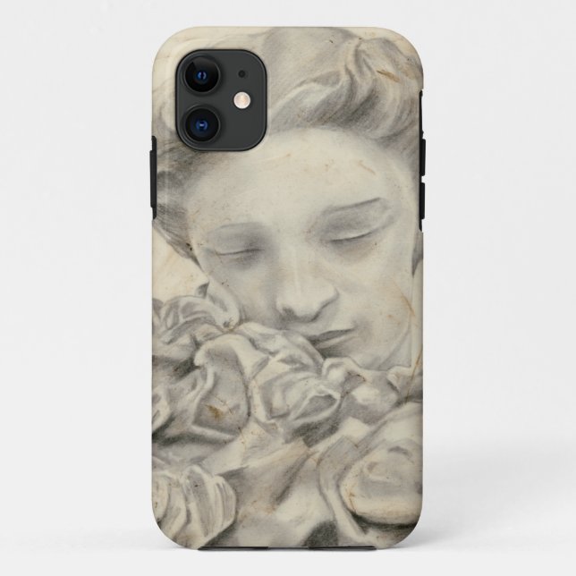 Capa Para iPhone 11 Estátua no Jardim I (Verso)