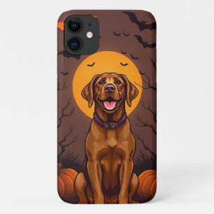 Capa Para iPhone 11 Estética Caprichosa do Cão Boo 👻🐶 Estilo Outono