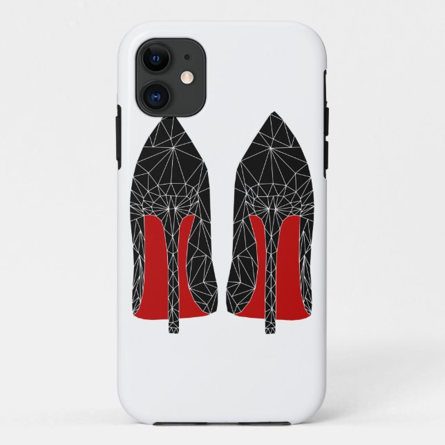 Capa Para iPhone 11 ESTILETTOS Estilo do triângulo de malha (Verso)