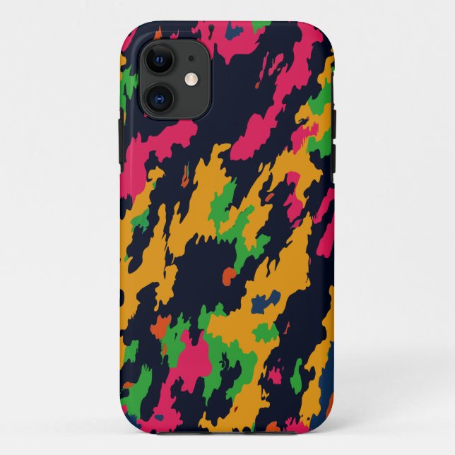 Capa Para iPhone 11 Estilo das Forças Armadas Militares Camouflage Noi (Verso)