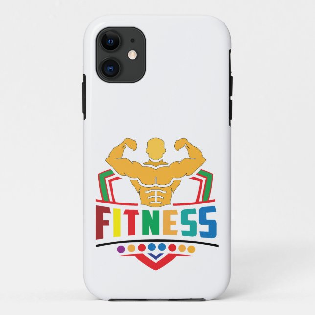 Capa Para iPhone 11 Estilo de Vida Fitness – Treine Duro Permaneça For (Verso)