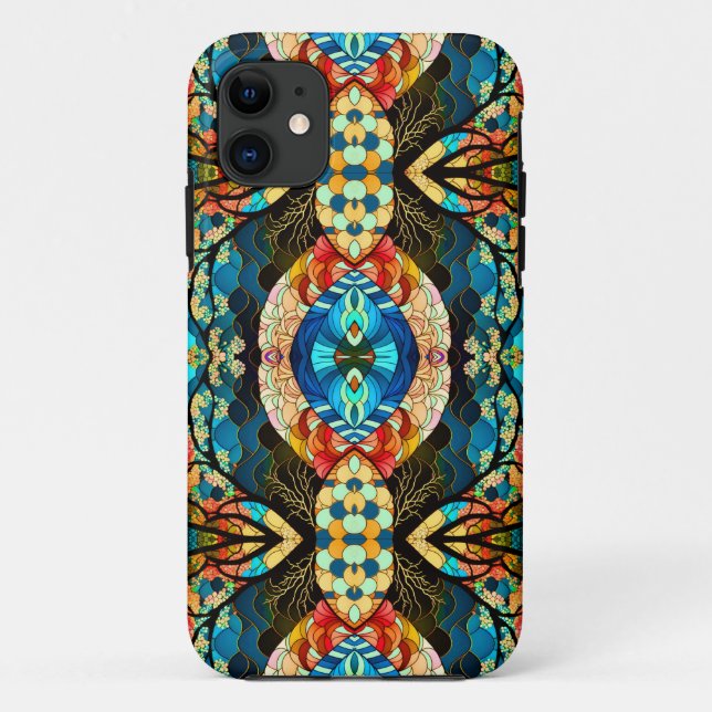 CAPA PARA iPhone 11 ESTILO ELEGANTE DO JAPONÊS MODERNO PSIQUÉNICO (Verso)