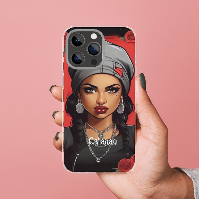 Capa Para iPhone 11 Estilo Personalizado de Rua Rapariga do Gangster R (Criador carregado)