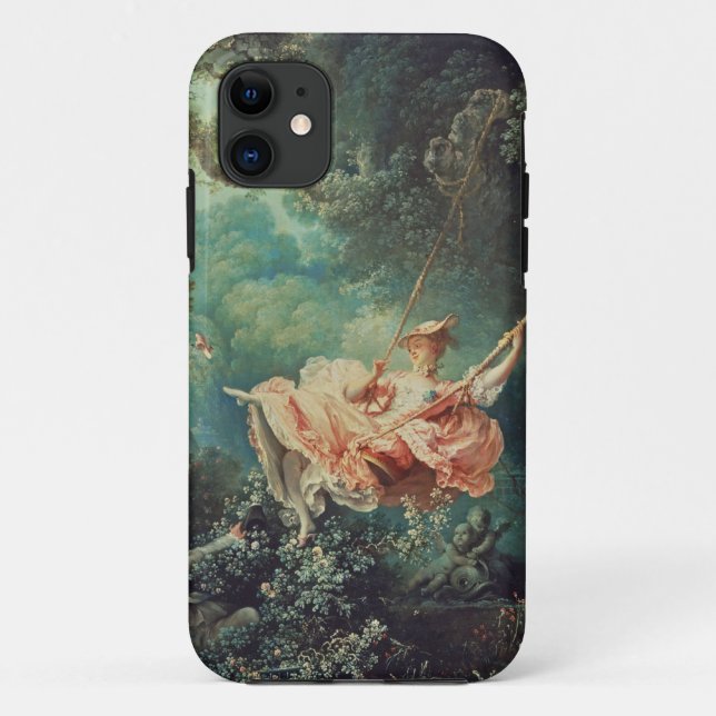 Capa Para iPhone 11 Estilo Rococo iPhone/iPad Fashionável (Verso)