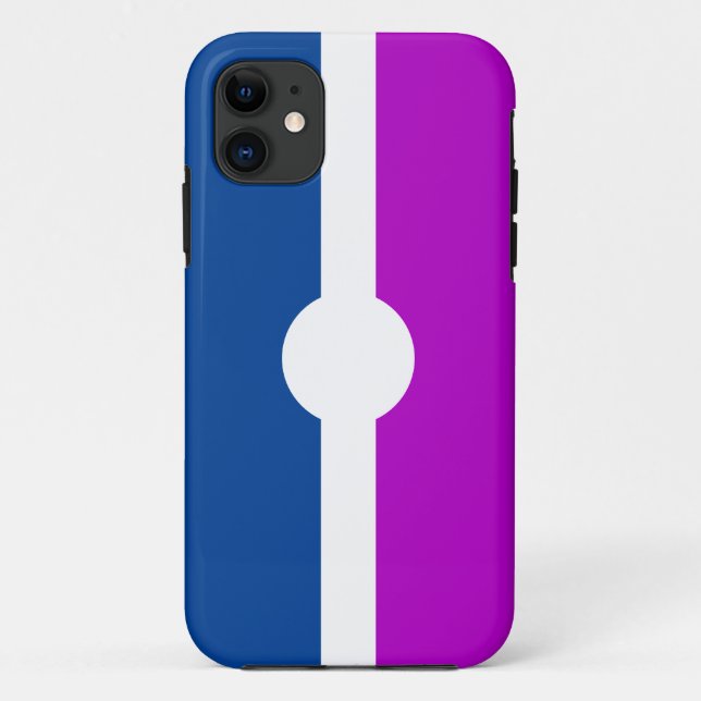 Capa Para iPhone 11 Estirpes Brancas Vermelhos Vermelhos Vermelhos, Co (Verso)