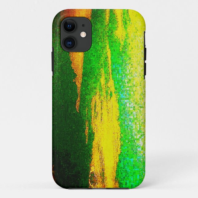 Capa Para iPhone 11 Estojo de iPhone 5 Rio Verde Lima (Verso)