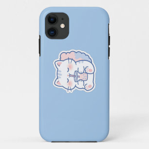 Capa Para iPhone 11 Estojo de iPhone Chá Bubble Gato Kawaii Fofinho