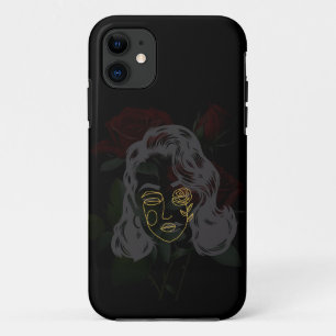 Capa Para iPhone 11 Estojo de telefone com máscara