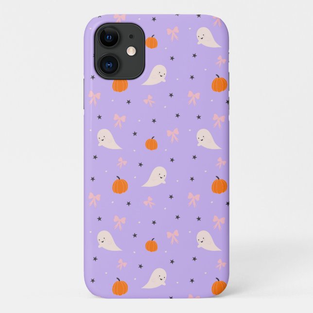 Capa Para iPhone 11 Estojo de telefone com padrão de fantasma de Hallo (Verso)