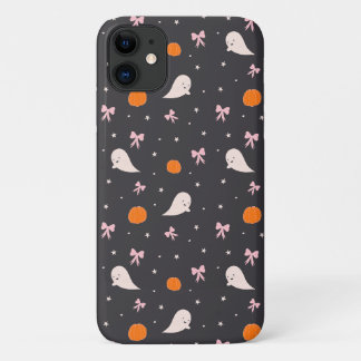 Capa Para iPhone 11 Estojo de telefone com padrão de fantasma fofo de