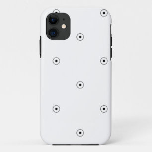 Capa Para iPhone 11 Estojo de Telefone com Padrão de Pontos Minimalist