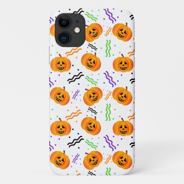 Capa Para iPhone 11 Estojo Festivo Jack-O'-Lanterns Case-Mate para iPh (Verso)