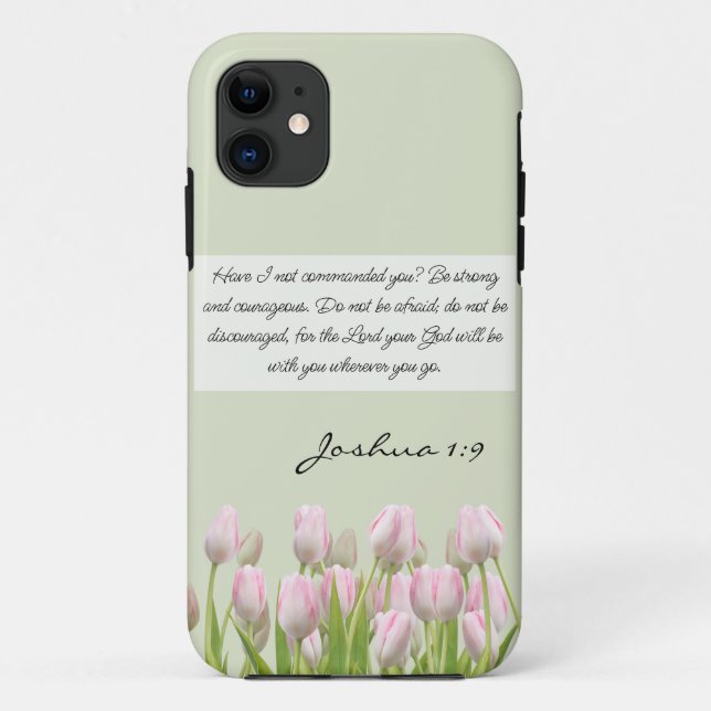 Capa Para iPhone 11 Estojo Heavenly Pastels Scripture Shield (Verso)
