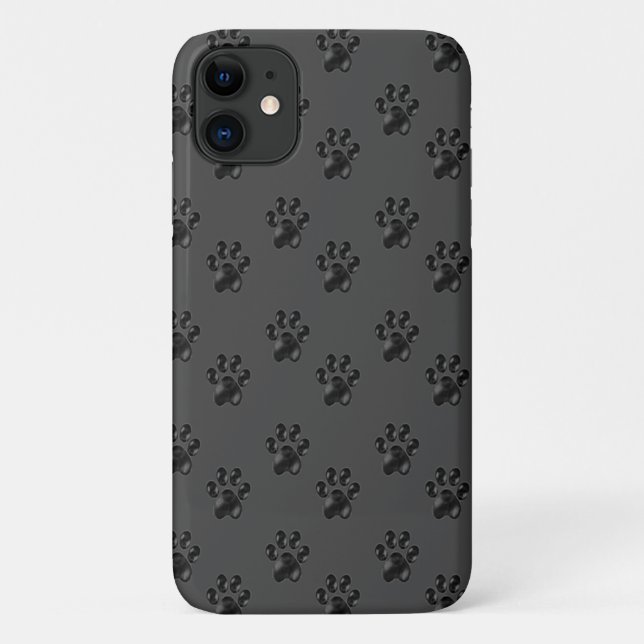 Capa Para iPhone 11 Estojo para iPhone Case-Mate com padrão de pata ci (Verso)