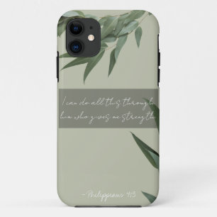 Capa Para iPhone 11 Estojo para telefone / iPad Pastéis Divinos Verdes