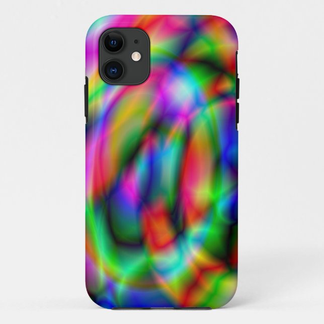 Capa Para iPhone 11 Estojo Rainbow Mirage para iPhone (Verso)