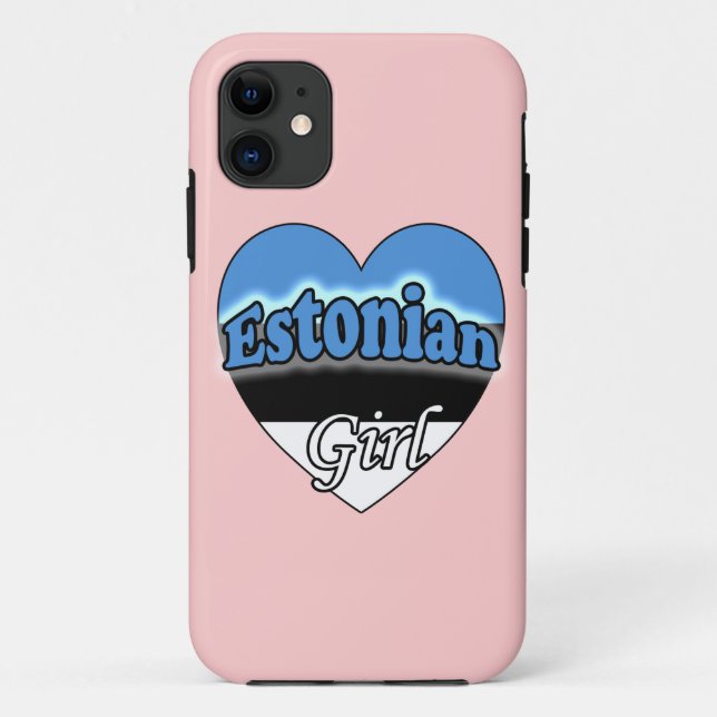 Capa Para iPhone 11 Estoniano Girl (Verso)