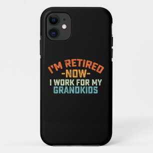 Capa Para iPhone 11 Estou Aposentado Agora Trabalho Para Meus Netos Di