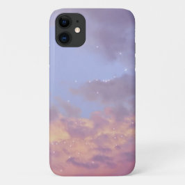 Capa Para iPhone 11  estrela do céu pastoso estrela da nuvem luz do so