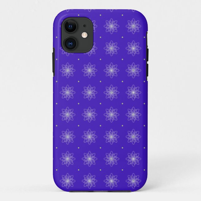 Capa Para iPhone 11 Estrelas de Prata (Verso)