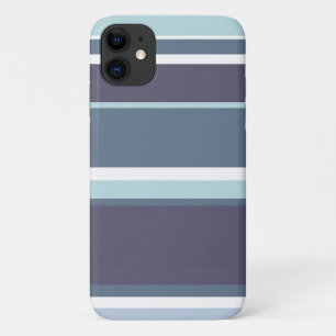 Capa Para iPhone 11 Estrias de cinza azul