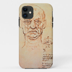 Capa Para iPhone 11 Estudos das proporções da cara e do olho, 14