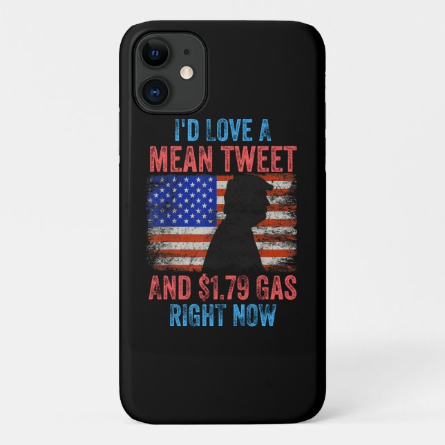 Capa Para iPhone 11 Eu adoraria um tweet malvado (Verso)