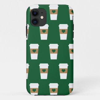 Capa Para iPhone 11 Eu adoro Café Descartável