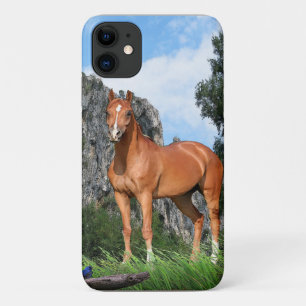 Capa Para iPhone 11 Eu amo Cavalos