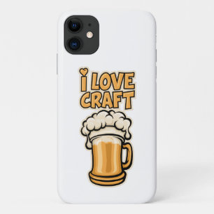 Capa Para iPhone 11 Eu Amo Cerveja Artesanato