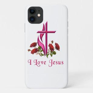 Capa Para iPhone 11 Eu amo Jesus