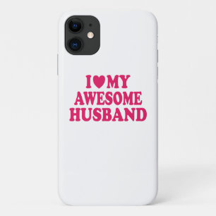 Capa Para iPhone 11 Eu Amo Meu Incrível Marido