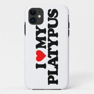 CAPA PARA iPhone 11 EU AMO MEU PLATYPUS