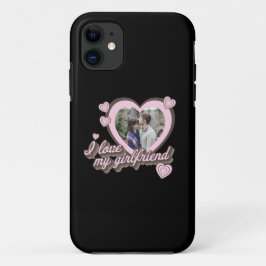 Capa Para iPhone 11 Eu Amo Minha Foto Personalizada De Namorada