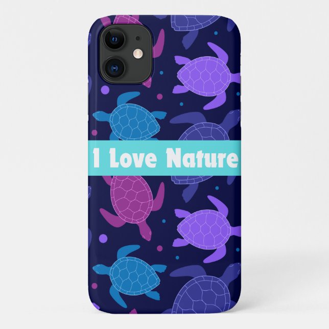 Capa Para iPhone 11 Eu Amo Natureza (Verso)