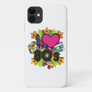 Capa Para iPhone 11 eu amo os anos 80