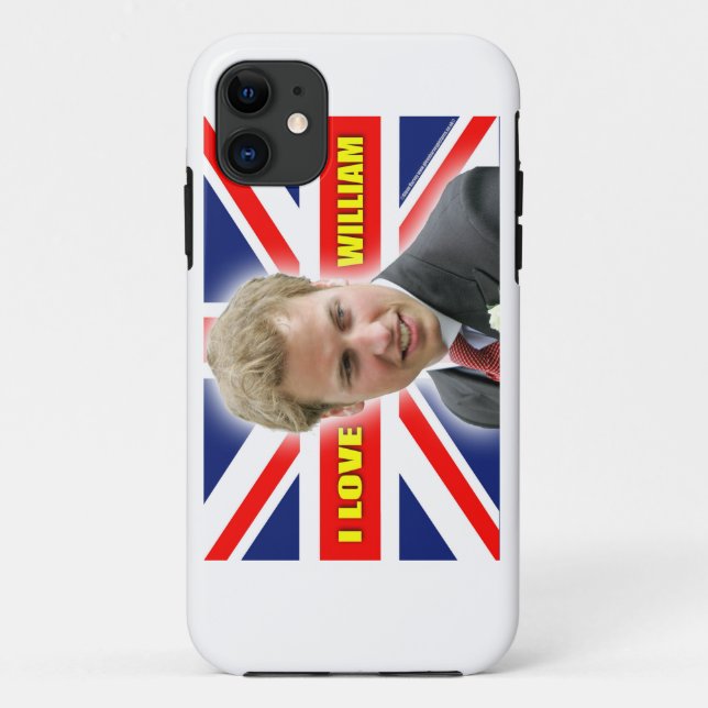 Capa Para iPhone 11 Eu amo William (Verso)