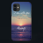 Capa Para iPhone 11 Eu estou com você sempre Bíblia Verso<br><div class="desc">Estou com você sempre Bíblia. Belo caso verso bíblia com o pôr do sol sobre o fundo do oceano com tons de azul e laranja. Veja toda a mercadoria bíblia em nossa loja Christian Quotes: Link abaixo:</div>