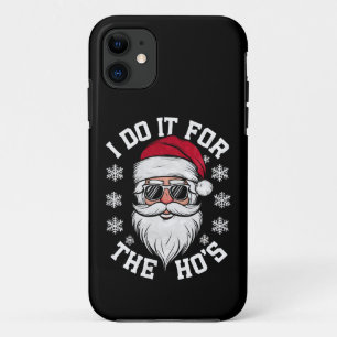 Capa Para iPhone 11 Eu Faço Por Causa Das Hos Riso De Papai Noel Natal