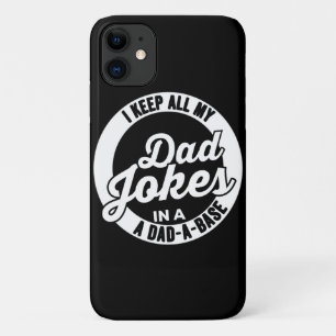 Capa Para iPhone 11 Eu Guardo Todas As Minhas Piadas Pais Em Um Pai Um