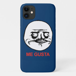 Capa Para iPhone 11 Eu Gusta enfrenta Meme