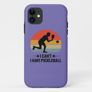 Capa Para iPhone 11 Eu não posso comer picleball, Pickleball Lover
