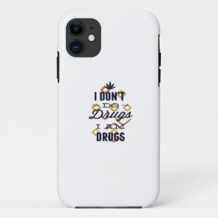 Capa Para iPhone 11 eu não uso drogas e drogas